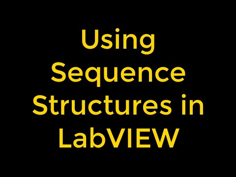 Using Flat Sequence Structure - LabVIEW