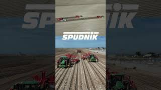 Two 6180 windrowers and a 6740 harvester running together in a field here in eastern Idaho. @SpudnikEquipment