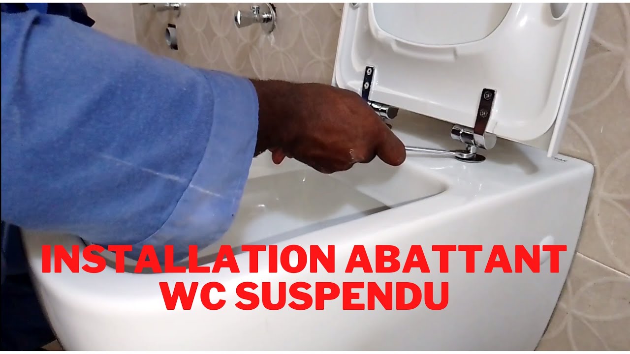 ABATTANT WC INSTALLATION - YouTube