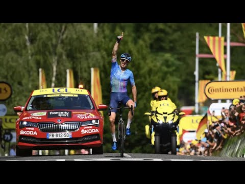 Pour le Canada et pour son frère, Hugo Houle remporte la 16e étape en solitaire à Foix