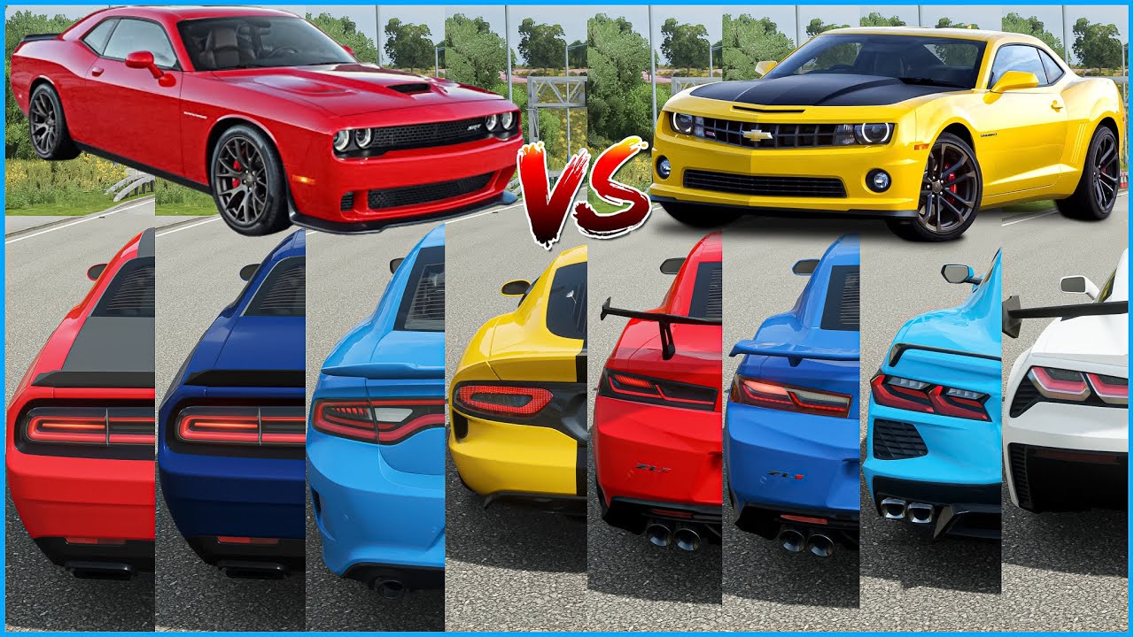Forza Horizon 4 - Top 10 Fastest Chevrolet Vs Dodge Cars | Top Speed Battle