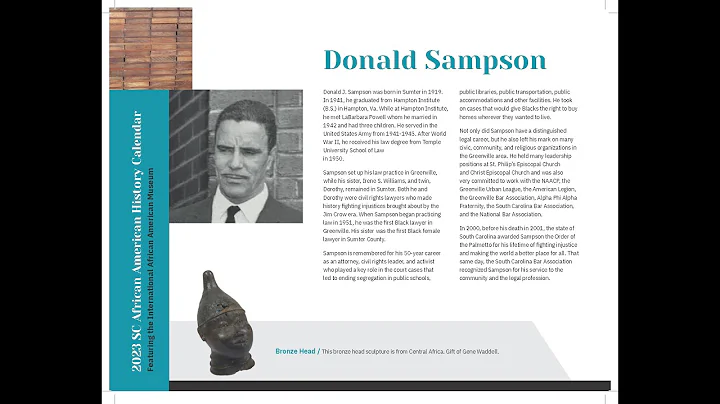 Donald Sampson - 2023 South Carolina African Ameri...