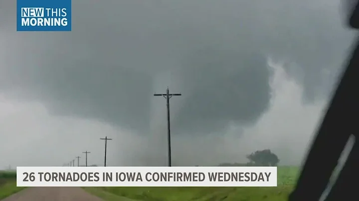 26 tornadoes confirmed across Iowa Wednesday, including EF-3 in Lake City
