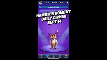 14 September 2025 Hamster Kombat GameDev Daily Cipher #hamsterkombat #hamsterkombatdailycipher