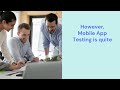 What is qualysecs approach to mobile app testing  software testing company qualysec