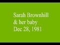 Sara Brownhill &amp; baby 1981