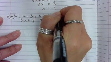 Alg1 5.3 Solving Systems of Equations using Elimination