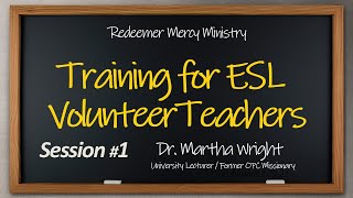Esl Training Session Dr Martha Wright