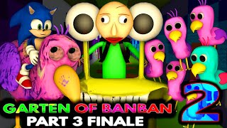 GARTEN OF BANBAN 2 FINALE vs SONIC & BALDI Roblox Minecraft Animation CHALLENGE Ft Opila Bird Chicks