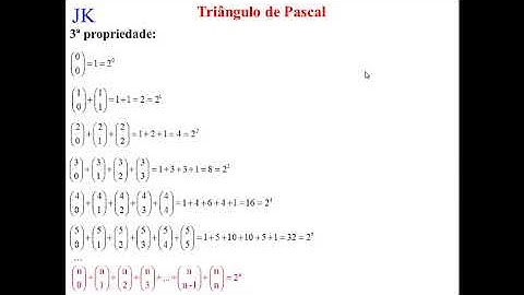 8   Triângulo de Pascal