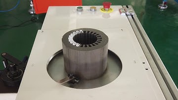 Automatic electric motor stator slot insulation paper insertion machine