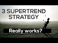 Supertrend| Combination of 3 supertrend really works? backtest with streak