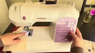 Швейная машина Singer Curvy Заправка, намотка и эксплуатация