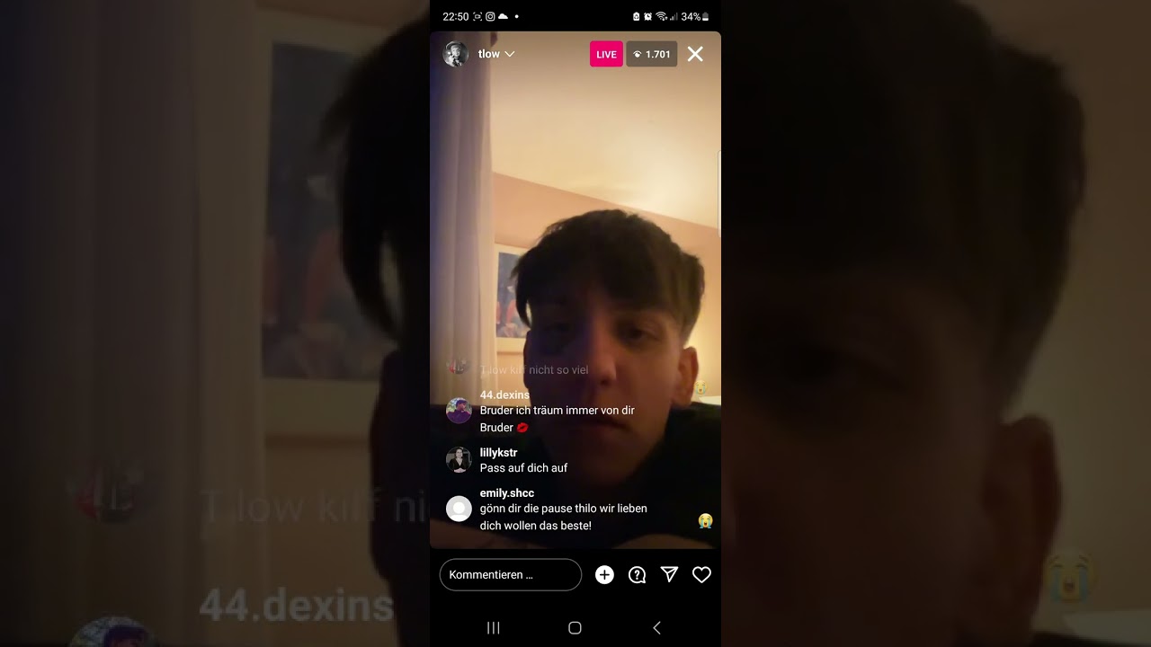 t-low ist zerstört | Stress nach Auftritt | tlow insta live