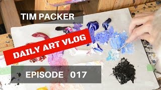 how i paint birch trees - daily art vlog - episode 017