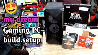 🤩( my dream ) new gaming PC build 🤩 game and live stream GTA 5 100+ fps