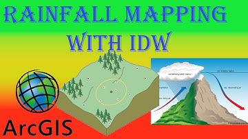 How to estimate rainfall using IDW  interpolation techniques
