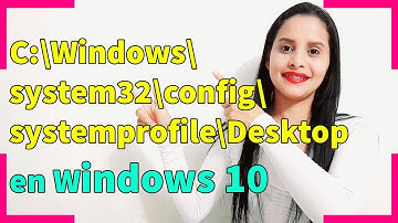 Error “C:\Windows\system32\config\systemprofile\Desktop” en Windows 10 - 2021
