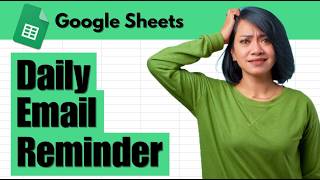 Simple Daily Reminder Email in Google Sheets