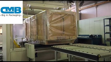 Stretch film + bubble wrapping machine | COOLPACK 200 | CMB | www.cmb-barberan.com