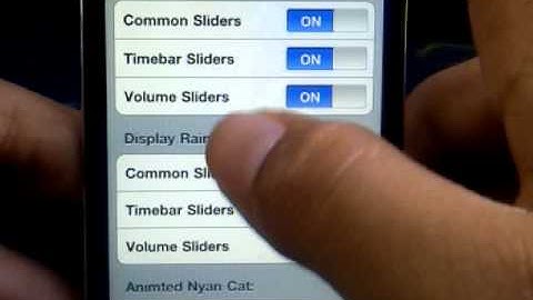 (Cydia Tweak) Replace All Sliders With Youtubes Nyan Cat Timebar With NyanSliders