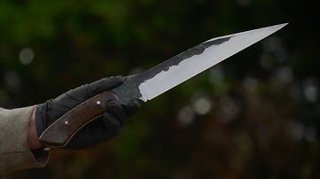 Forging a Viking seax but with a modern twist