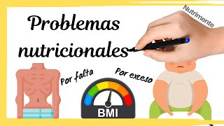 Problemas Nutricionales por FALTA o por EXCESO [Desnutrición - Obesidad - Anorexia - Bulimia]