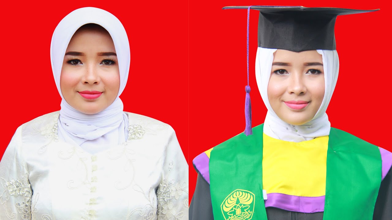 Model Jilbab Untuk Foto Ijazah Wisuda