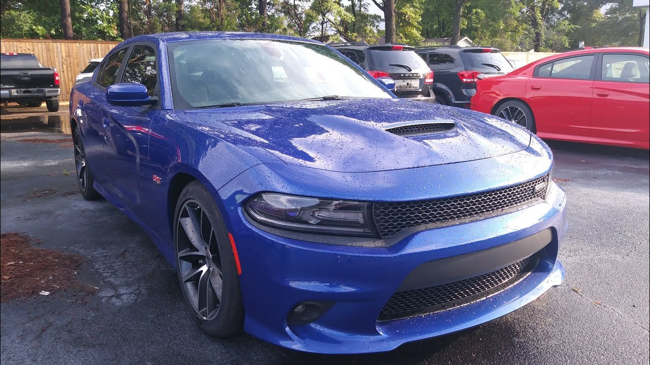 2018 Dodge Charger R T Scatpack Indigo Blue Youtube