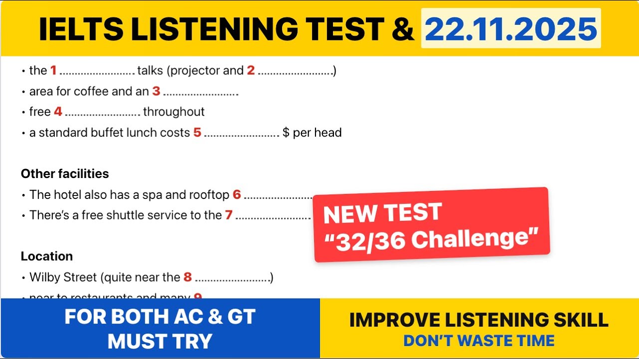 IELTS Listening Practice Test 1 – Section 3 | With Answers & Transcript ...