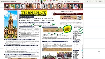 GCU LAHORE  FA FSC ADMISSIONS 2023|SIR M AHMAD NAZEER