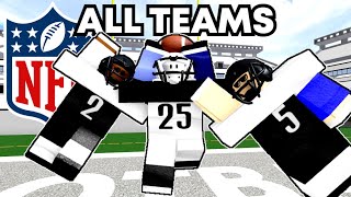 I WON WITH EVERY NFL TEAM IN ROBLOX! (FOOTBALL FUSION 2)