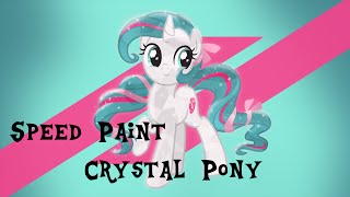 Crystal Pony Speed Paint