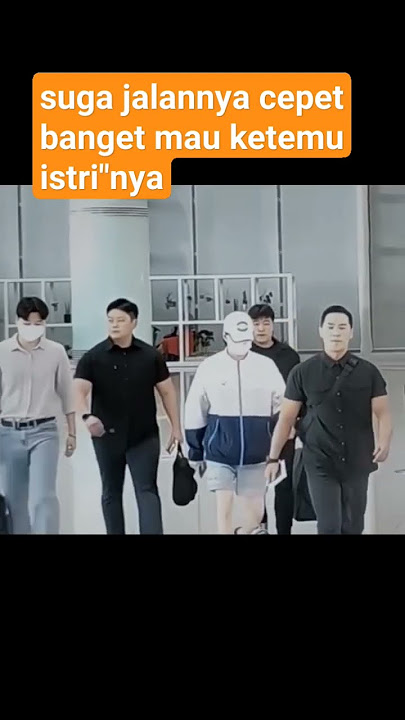 suga jalannya cepet banget mau ketemu istri-istrinya #suga #m#bts