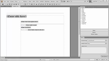 FrameMaker 11: Banner text for guided authoring
