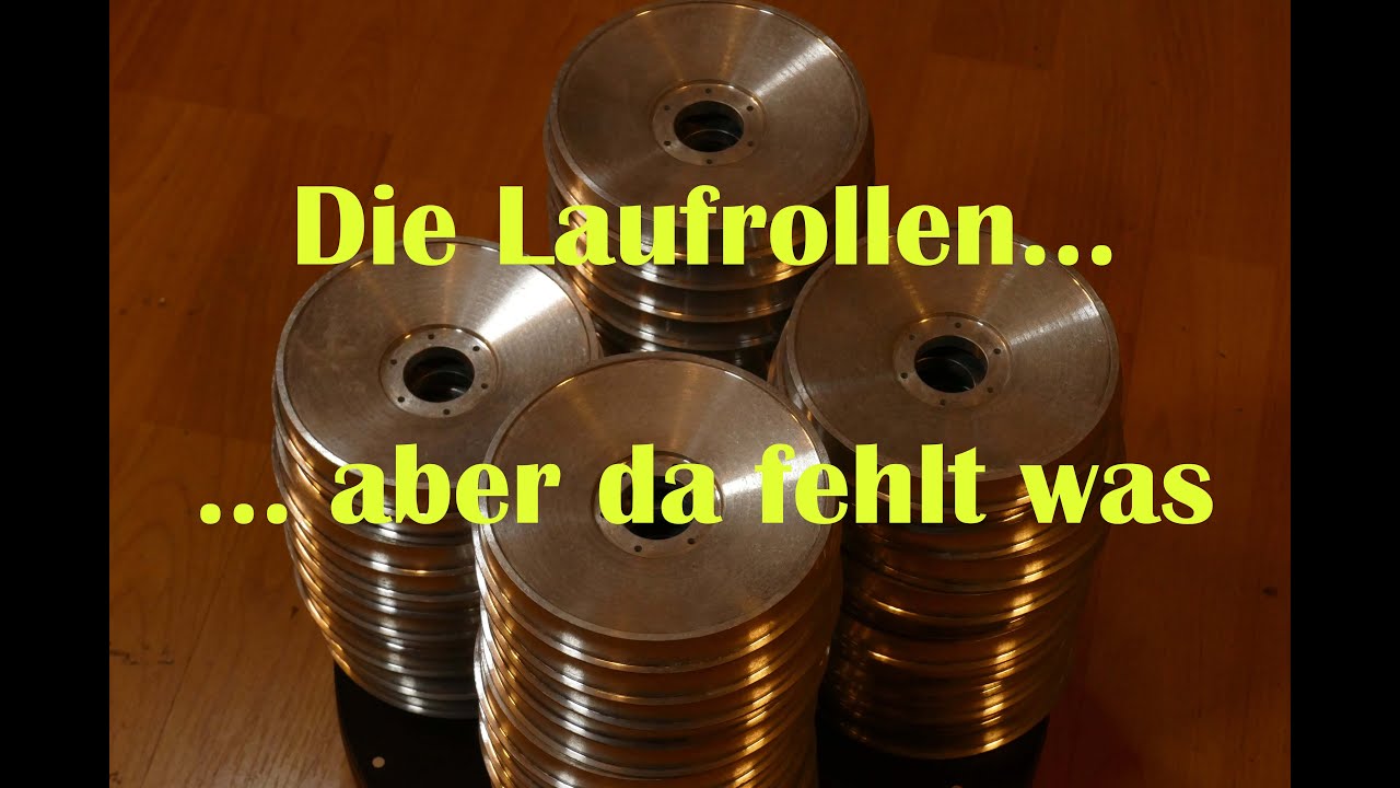 Die Laufrollen ein wenig modifizieren (Gußstruktur) (Armortek Bausatz 1/6)