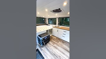 Super cute Chevy Astro van conversion for ultimate camping trips! 💫