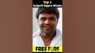 Badge 99 Biggest Mistake 😱-para SAMSUNG A3,A5,A6,A7,J2,J5,J7,S5,S6,S7,S9 #shorts #freefireindia