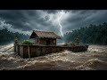 150 Days of Survival on the River Building a Raft, Fishing, Finding Food Using Primitive Tools