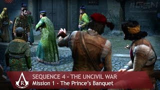 Assassin's Creed: Revelations - Sequence 4 - Mission 1 - The Prince's Banquet (100% Sync)