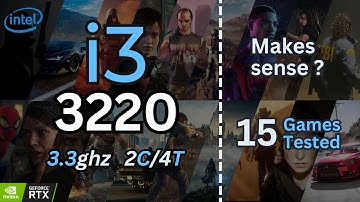 i3 3220 Tested in 11 Games | 1080p