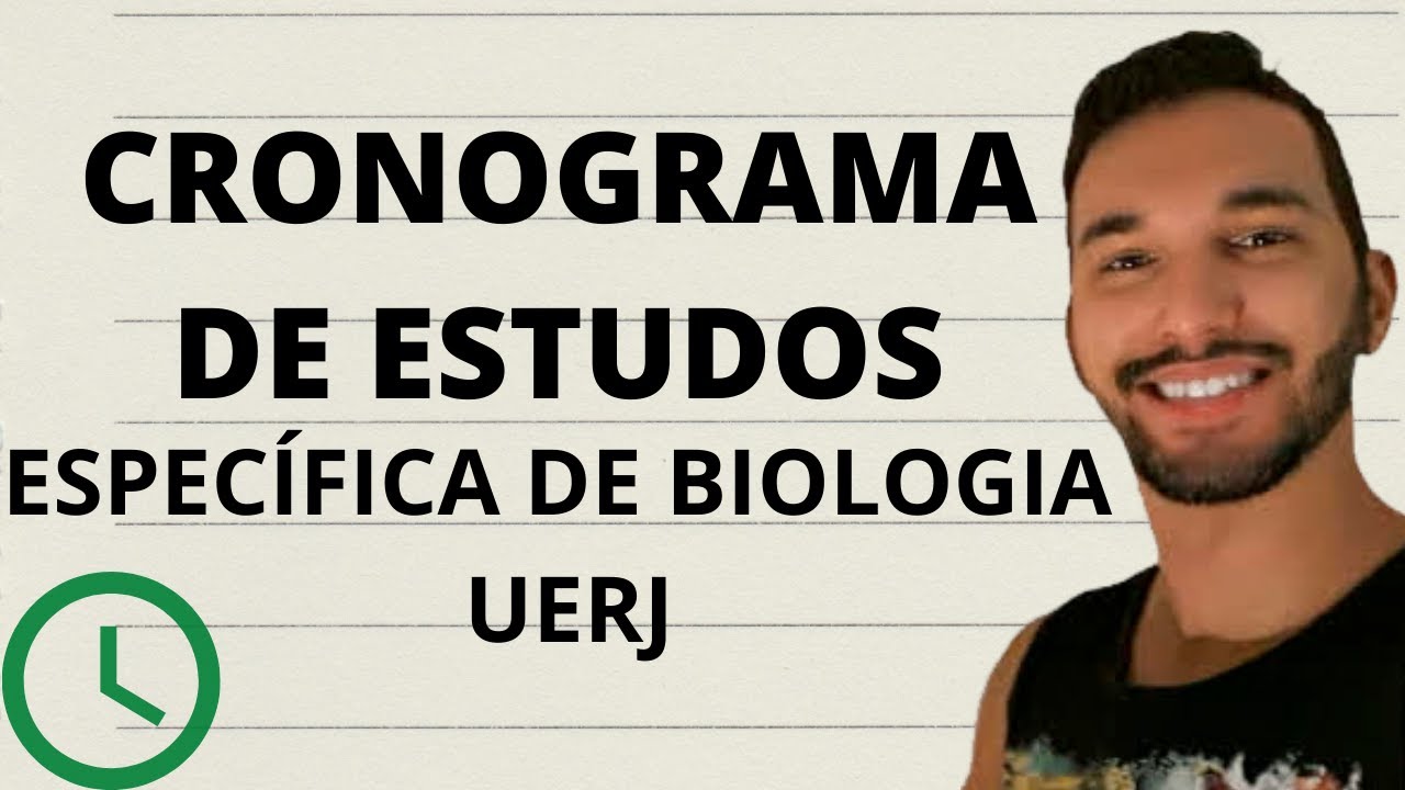 Cronograma de estudos | Específica de Biologia UERJ - YouTube