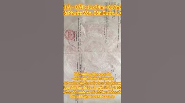 NHÀ + ĐẤT 817m2 Xã Phước Vân, Cần Đước, L.A: #bannhavuoncanduoc #bandatvuoncanduoc #bandatcanduoc