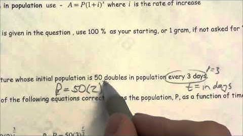 Exponential Word Problems - Lesson