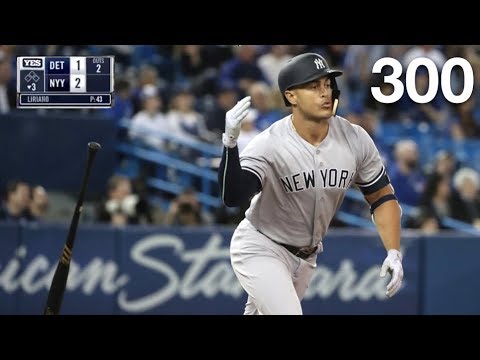 Yankees slugger Giancarlo Stanton hits 300th HR; fifth fastest to mark