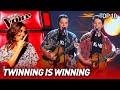 You’re not seeing double, it’s TWINS on The Voice!  | Top 10