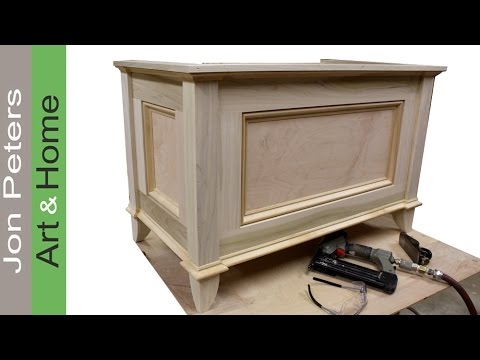 Make a Blanket chest / Toy Chest by Jon Peters