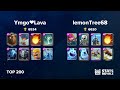 Ymgo❤Lava vs lemonTree68 [TOP 200]