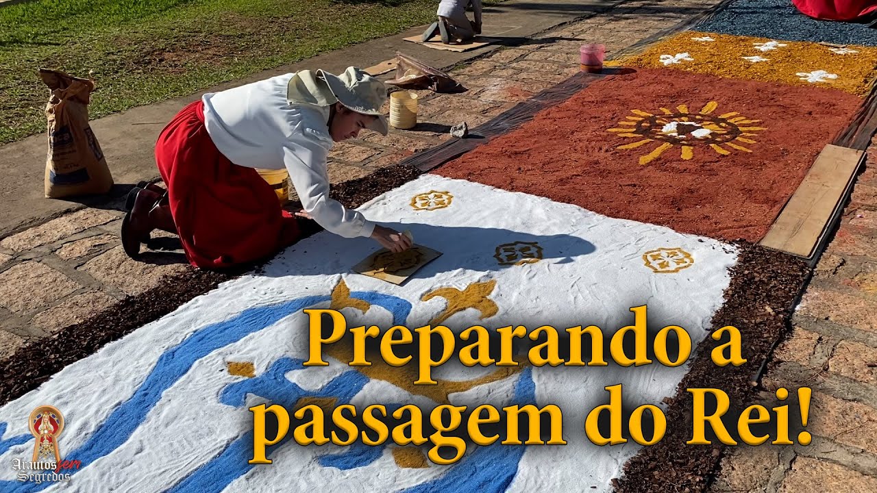 Os tapetes de CORPUS CHRISTI nos Arautos | (Arautos sem segredos, 9 jun. 2023)