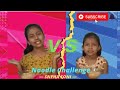 Noodle challenge  sneha soni  shreya soni